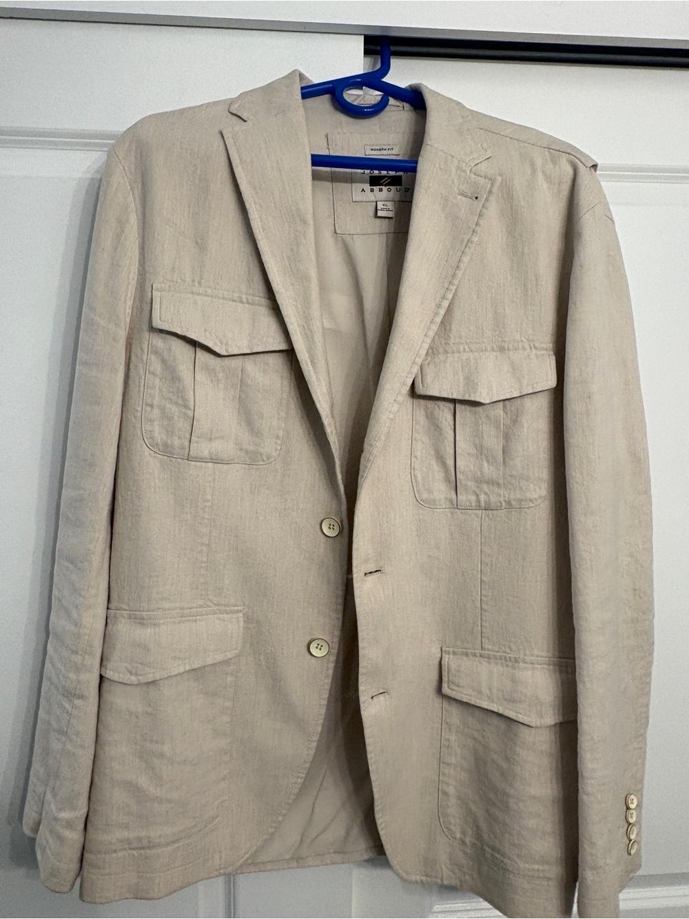 Joseph Aboud Men's Beige Lightweight Field Jacket